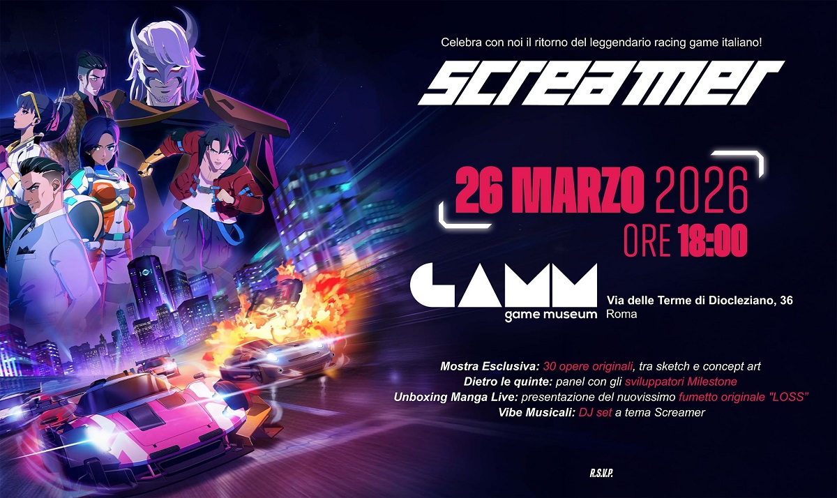 GAMM Museum celebra Screamer, leggendario racing game italiano - Denjin Den